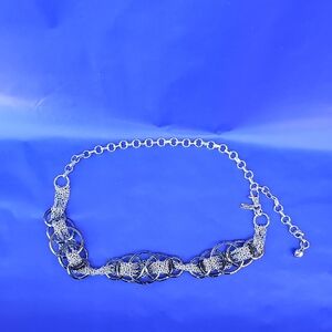 Retro Silver Chain Belt